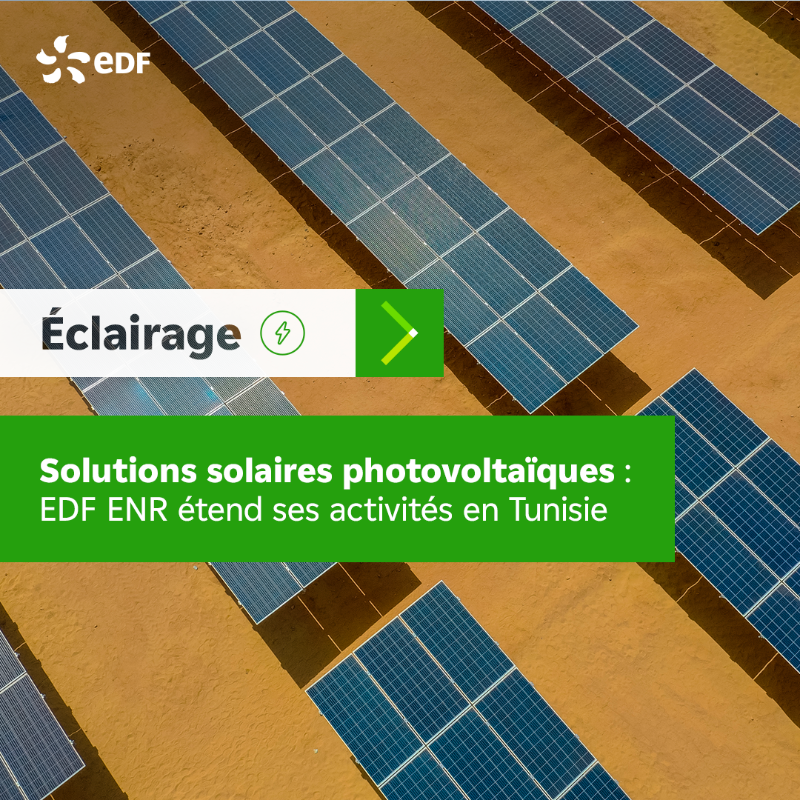 EDF_Entreprises's tweet photo. Aujourd’hui dans Éclairage ⚡️ : 

- EDF x Morrison : partenaires pour développer la recharge ultra-rapide🚗
- France x Danemark : stockage de carbone 
- Transition énergétique : l’agrivoltaïsme, une piste prometteuse
- Photovoltaïque : EDF ENR s’étend en Tunisie 

+d'actus 👇🏻