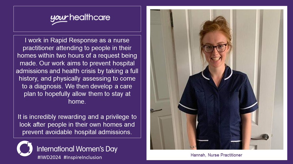 In celebration of International Women's Day, staff members from various teams share why they love their roles and the impact they make on people's lives. #IWD2024