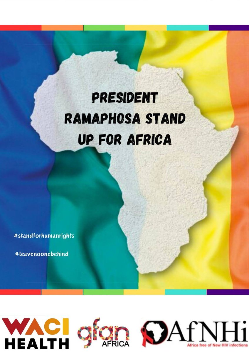 His Excellency President @CyrilRamaphosa, we call on you to speak out on the current happenings in Ghana and recently Uganda. Take action, show leadership & encourage other African Governments to ensure rights and dignity for all are upheld. #StandForHumanRights #LeaveNoOneBehind