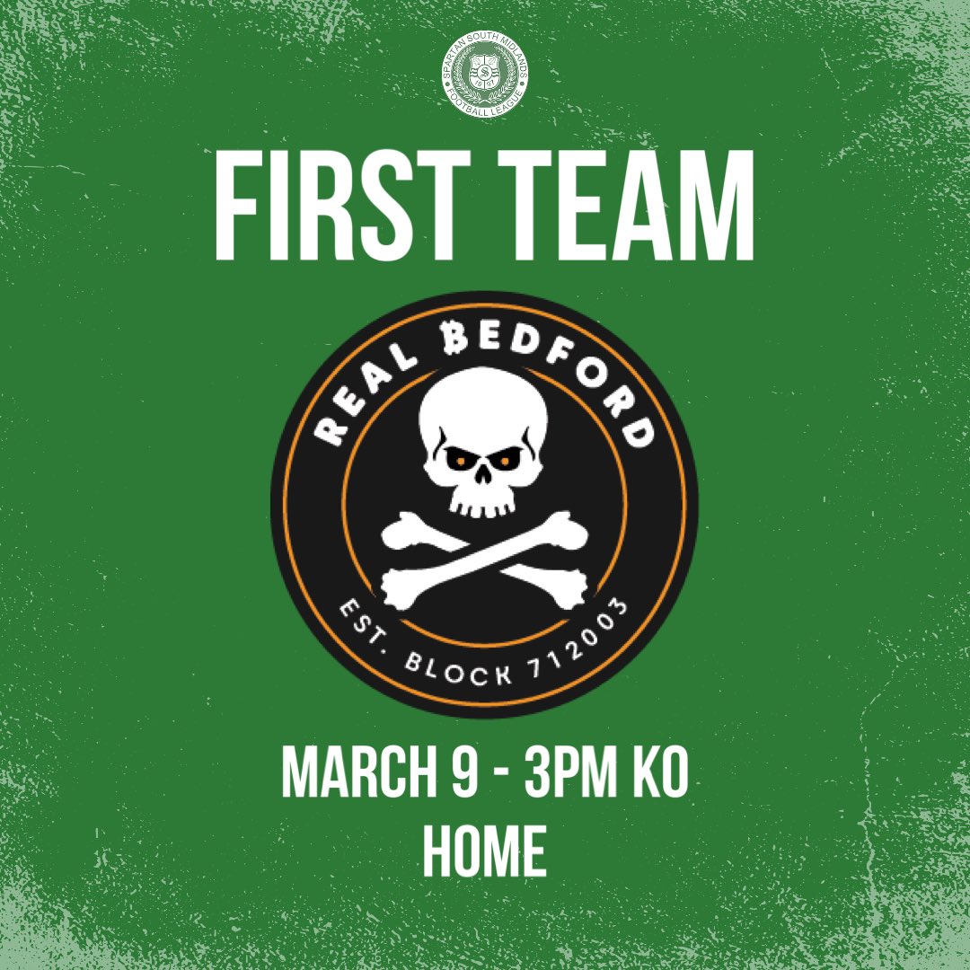 MKIrishFC's tweet photo. 📅☘️ | NEXT UP!

First Team (H) VS @realbedford 
Saturday 9th March - 3PM KO

#UpTheIrish #NonLeague #SSML https://t.co/oygBJ3DbeV