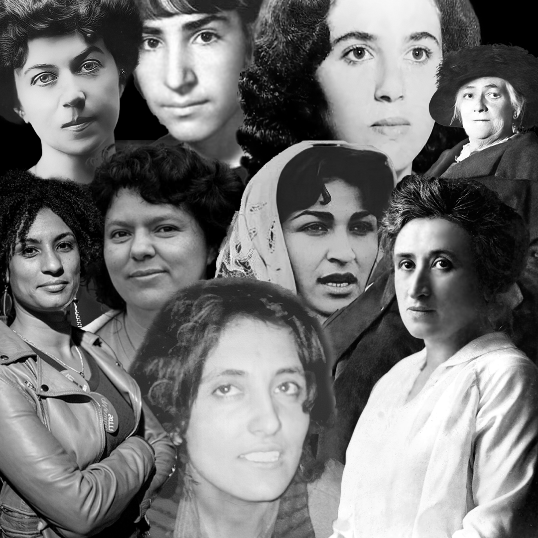 Today, we honour the indomitable spirits of Clara Zetkin, Rosa Luxemburg, Alexander Kollantai, Leyla Qasim, Sakine Cansiz, Şirin Elem Holi, Mina Keshwar, Berta Caceres &amp; Marielle Franco. Their sacrifices in the freedom struggle echo through time. #FreedomFighters #IWD2024