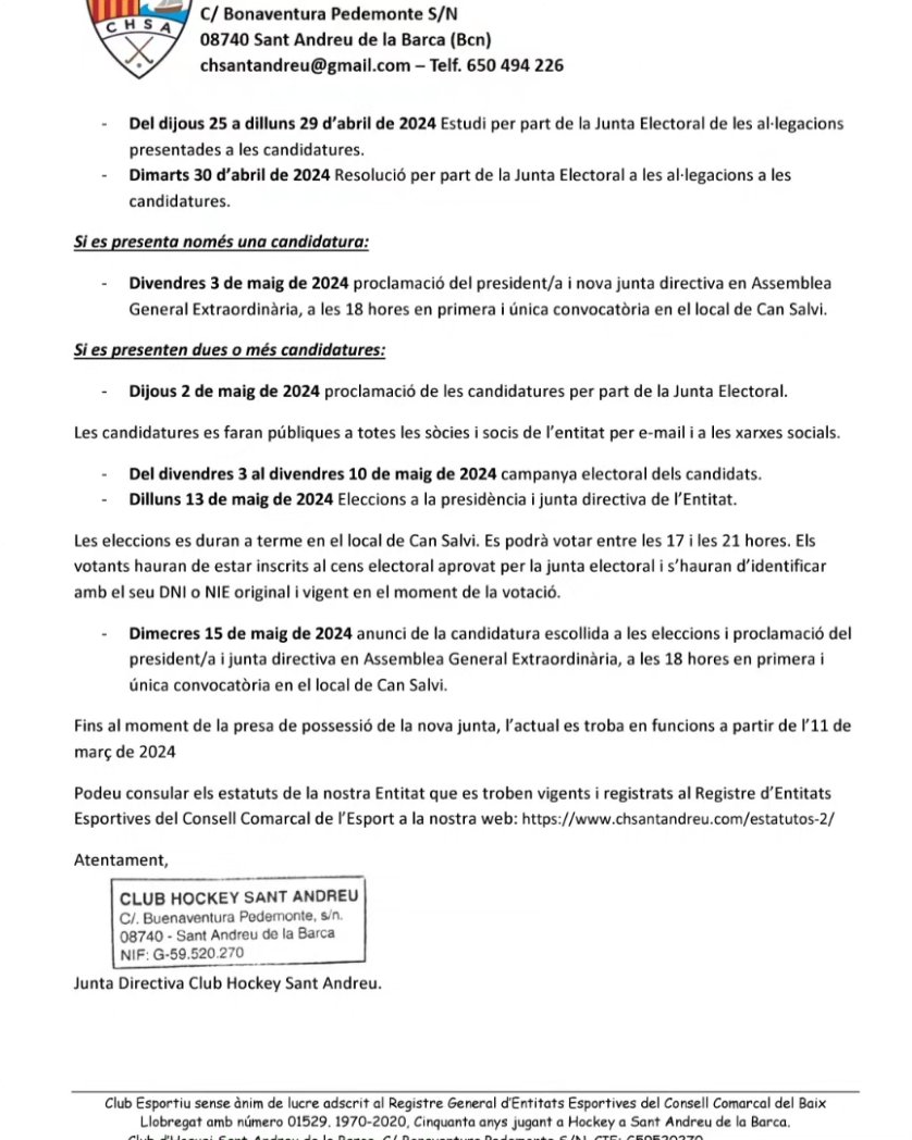 Club Hockey Sant Andreu tweet media