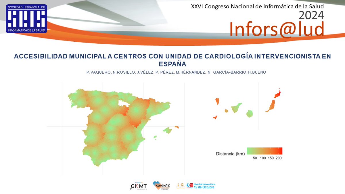 🏥Nicolás Rosillo <a href="/RosilloRN/">N.Rosillo</a> : Accesibilidad municipal a centros con unidad de cardiología intervencionista en España
