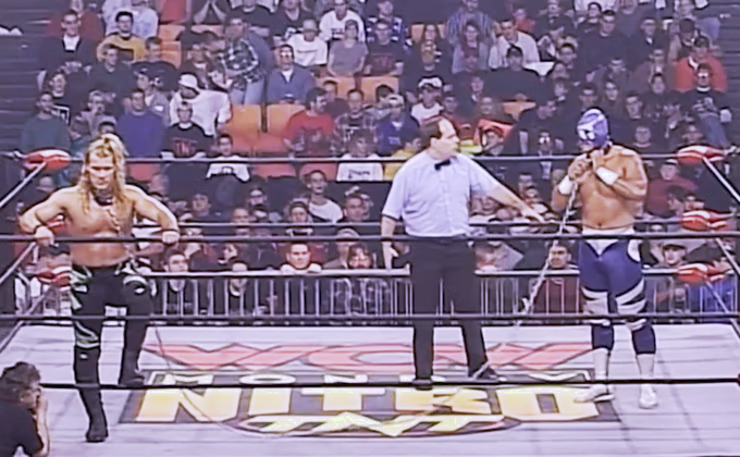 3/8/1999

Chris Jericho defeated Lizmark Jr. in a Dog Collar Match on Nitro from the Worcester Centrum in Worcester, Massachusetts.

#WCW #WCWNitro #ChrisJericho #LionHeart #Y2J #TheDemoGod #TheWizard #TheOcho #LizmarkJr #DogCollarMatch
