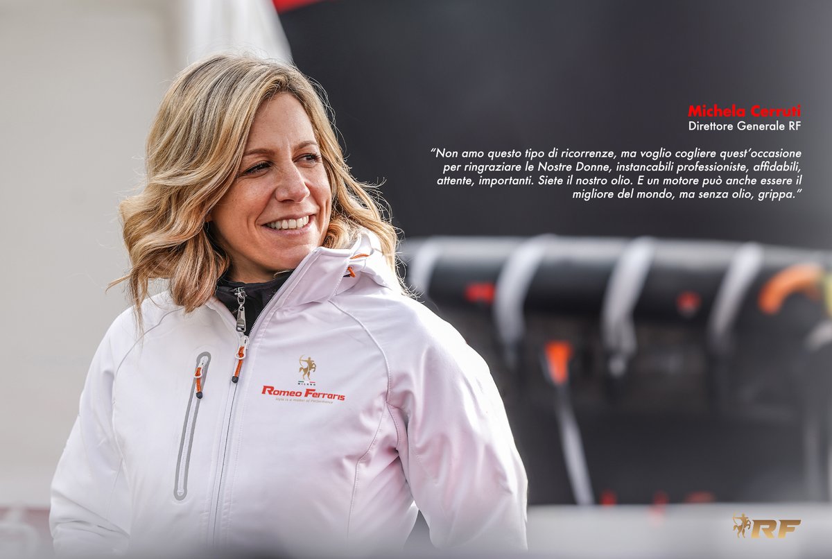 Michela Cerruti, Direttore Generale RF - 8 Marzo 2024
.
#romeoferraris #8marzo #festadelladonna
.
Leggi qui: romeoferraris.com/it/news/offici…
