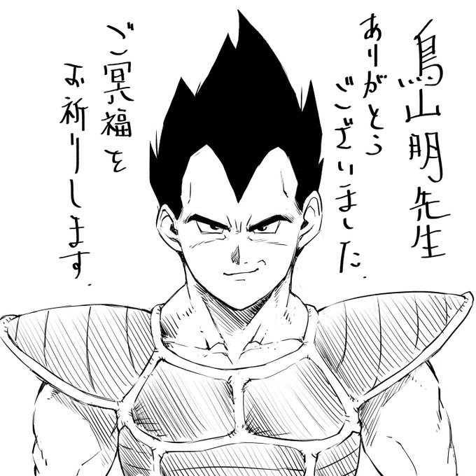 小学生の時よりドラゴンボールの模写や落書きを始め、ある時期から自分の画風を模索し始めましたが、今でも鳥山先生の画風の手グセが残っている位に本当に自分の漫画の基礎になっていると思います。 
鳥山明先生に多大の感謝をすると共に
心よりご冥福をお祈りいたします。 