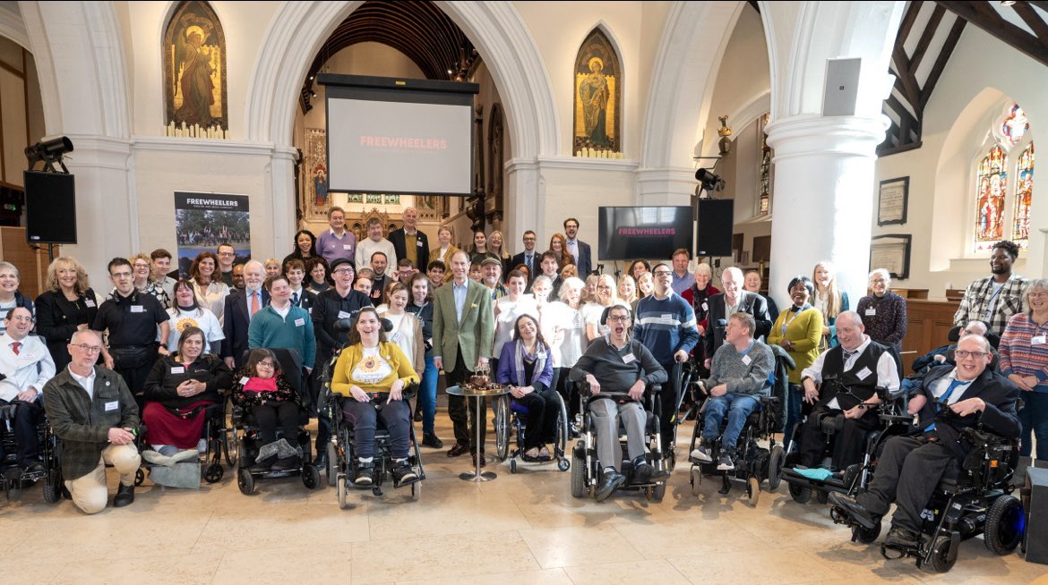 We were excited to welcome His Royal Highness, The Duke Of Edinburgh to Freewheelers on Wednesday 6th March 2024! We would like to thank HRH The Duke of Edinburgh for taking the time to join us, sharing his birthday celebrations. #wearefreewheelers #artscouncil #Leatherhead #