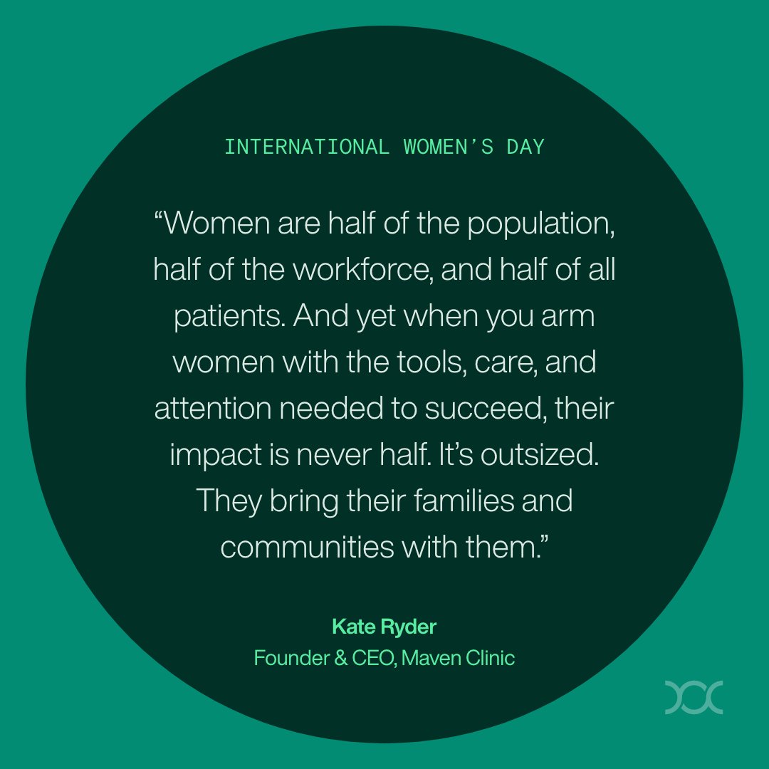 Empowering women—in the workplace, in healthcare, in every aspect of their lives—sparks a chain reaction around the world. At Maven, we’re committed to building a healthcare model that puts women and families first—International Women’s Day and every day. #IWD2024