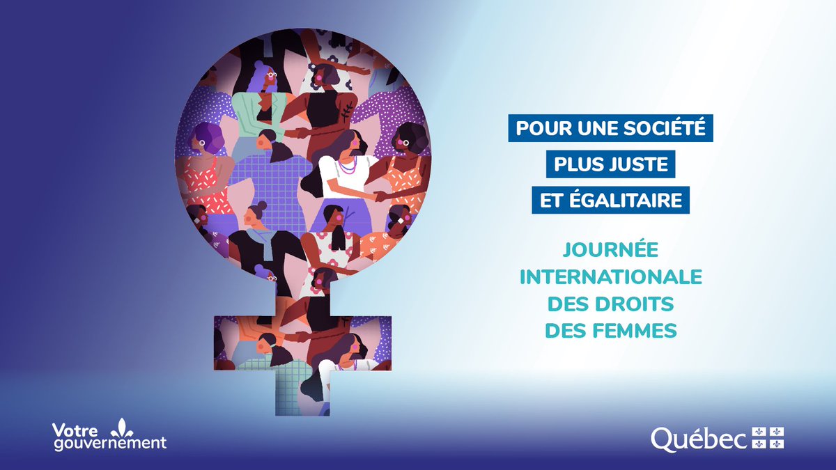 Bonne Journée internationale des droits des femmes! Nous tenons à souligner l’apport inestimable des femmes, employées et gestionnaires, du Ministère Nous sommes fiers d’apporter notre contribution dans l’action gouvernementale en matière d’égalité entre les #femmes et les hommes