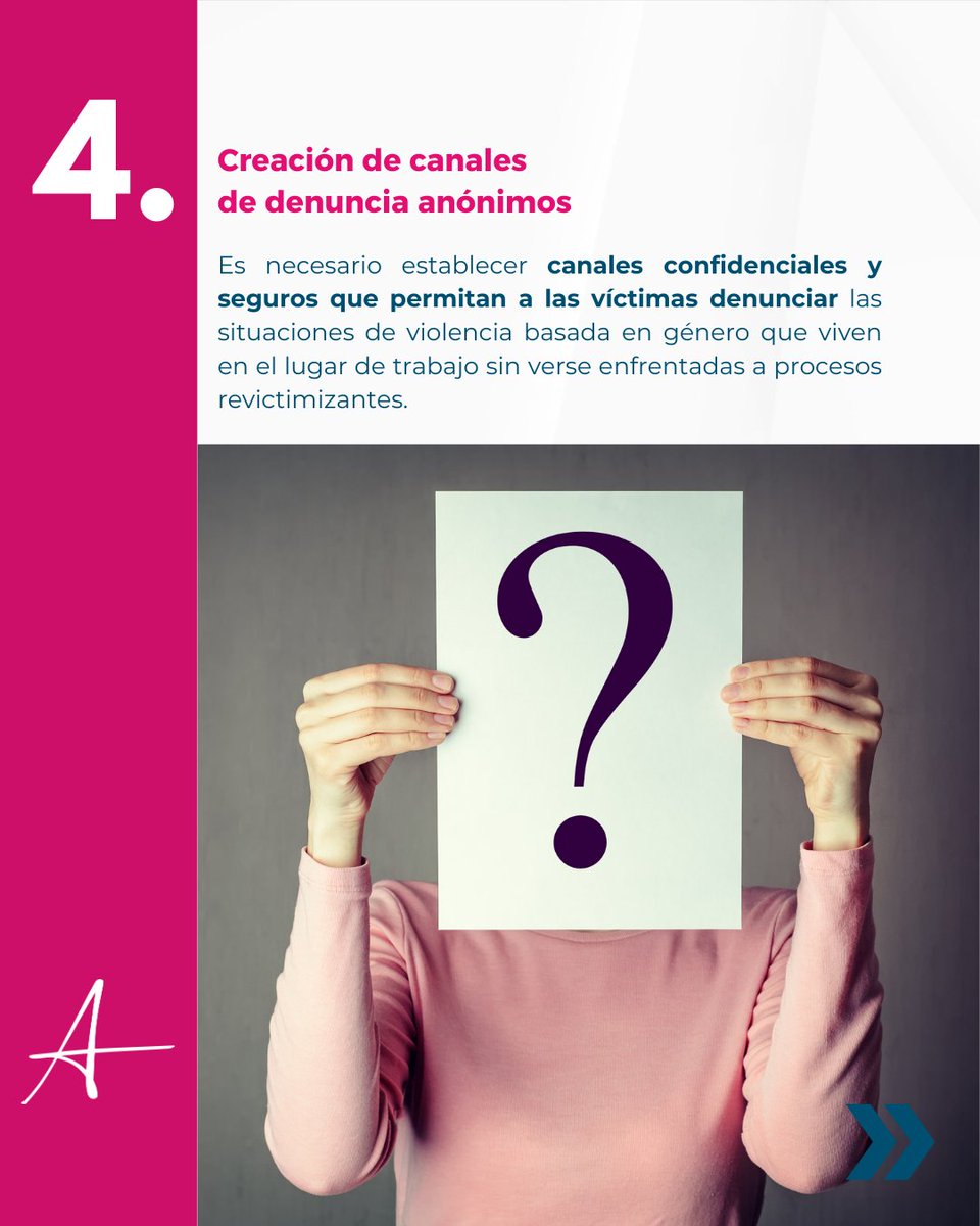 affirmalegal's tweet image. Desde la implementación de protocolos de prevención y atención del acoso hasta la promoción de la igualdad salarial, nuestro compromiso es inquebrantable.

#affirmalegal #derechosdelamujer #díainternacionaldelamujer #8M #igualdadlaboral