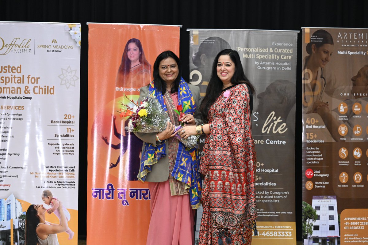 Artemis Hospitals commemorated International Women’s Day 2024 by organising a Felicitation Program, ‘Nari Tu Narayani Samman 2024’ in association with Nari TU Narayani (NGO). #WomensDay #ArtemisHospital #happywomensday2024 #womenshealth #womensretreat #Womenempowerment