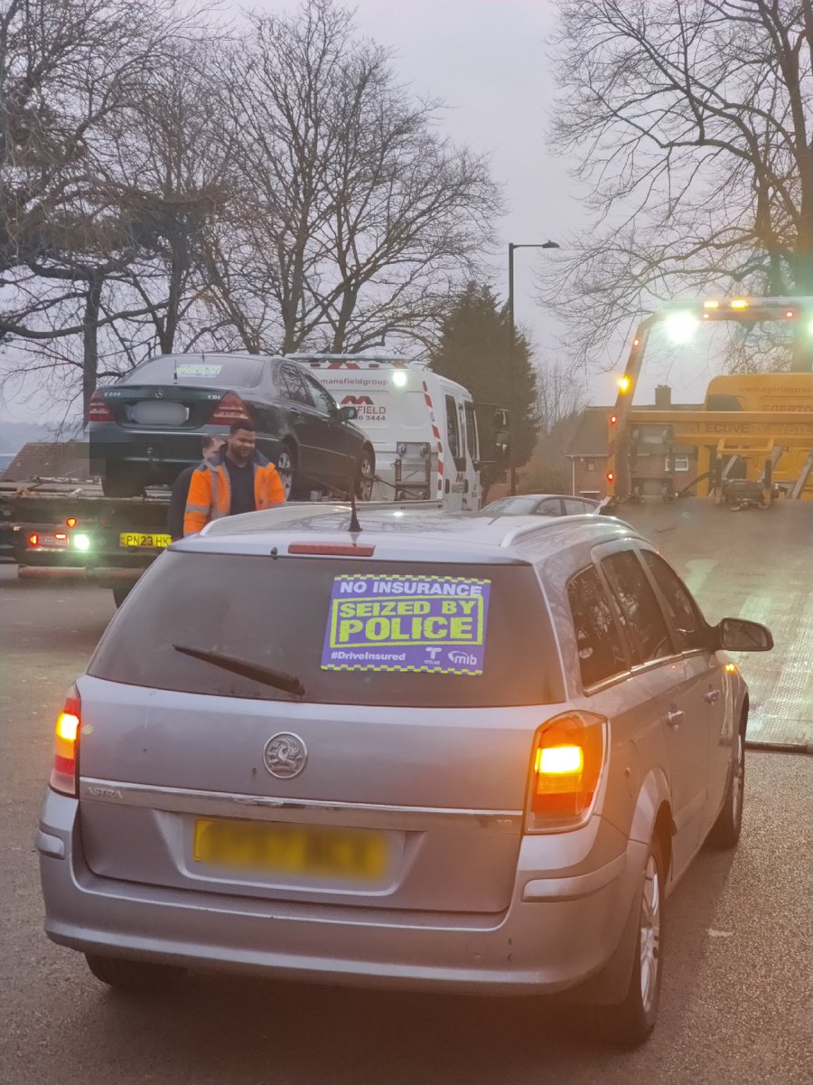 #OpElevate | It was a busy shift yesterday working with @Trafficwmp, @DVSAEnforcement and other partners. In a two hour period: X2 vehicles seized for no insurance X2 vehicles seized for no tax X2 vehicles reported for illegal tints X4 vehicles reported for illegal numberplates