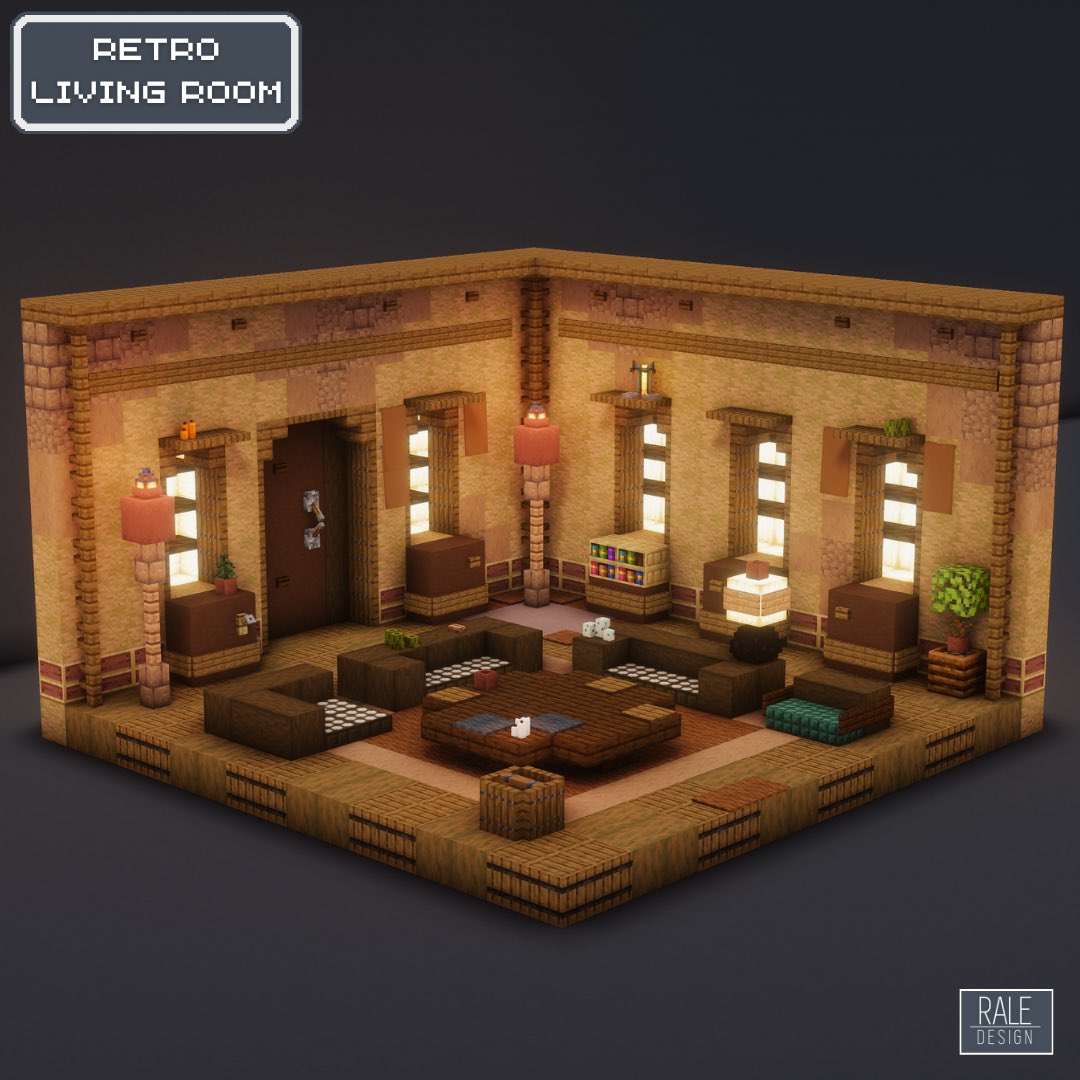 Minecraft Small Living Room Interior Designs