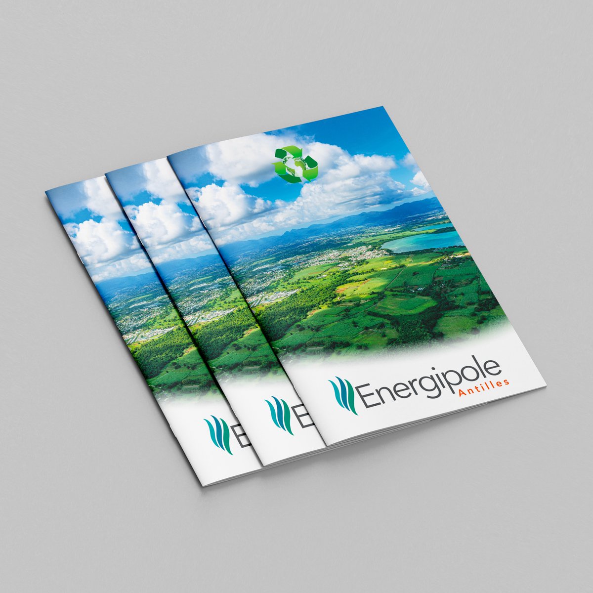 CITRONMER's tweet photo. #Design | Notre métier : associer créativité et savoir-faire, pour traduire vos messages à travers un univers visuel impactant et singulier.

🔽 Plaquette de présentation de la filiale Antilles du Groupe Energipole - Environnement🌿.

📧 Un projet ? Contactez-nous ! https://t.co/xUi3T4OpwF