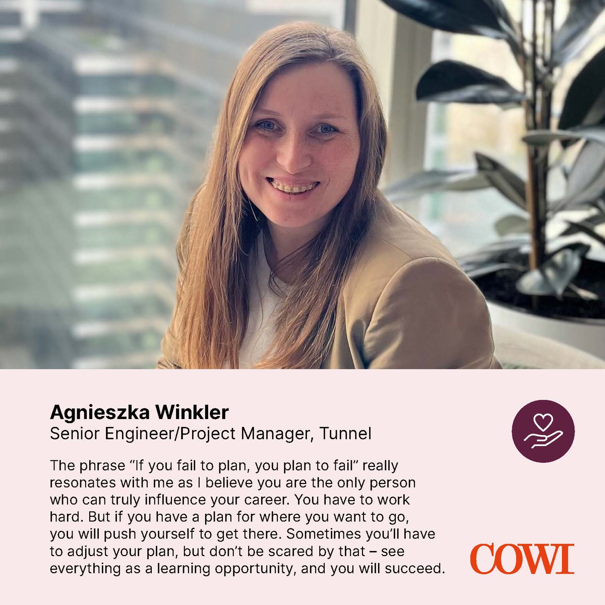 Meet Agnieszka Winkler, Senior Engineer and Project Manager from our Tunnel team:
#IWD2024 #WeareCOWI