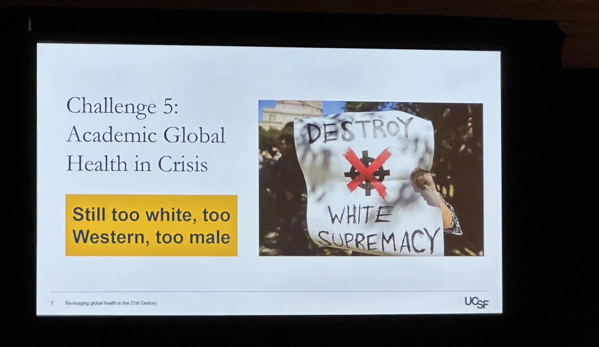 Wonderful Listening to legendary leader eric gosby at #cugh encouraging us to have global south and all women lead more often.