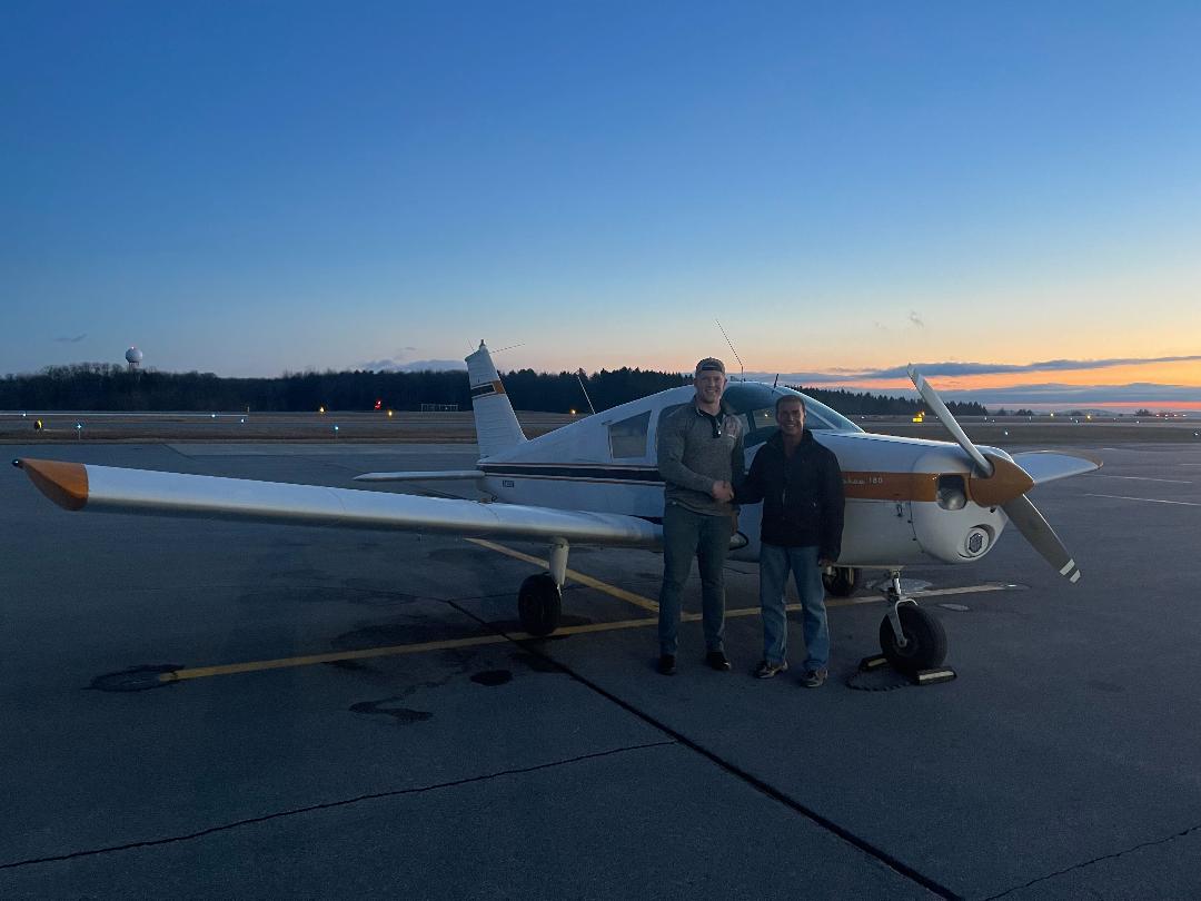 HewisonAviation's tweet photo. Congratulations to John on his Private Pilot ASEL Add-On rating!

#pilot #pilotlife #aviation #pilottraining #aviationcareers #flighttraining #flightschool #uticaflightschool #uticany #albanyny #upstateny #airplanes #pilotslicense #privatepilot #BeatYesterday https://t.co/DvsR875qIH