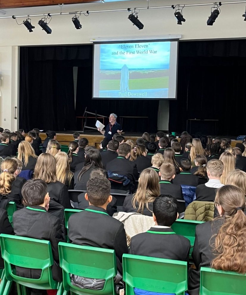We have finished our World Book Day celebrations off with a visit from the author Paul Dowswell. Paul lead an assembly for all pupils in years 7 and 8, where he shared his vast historical knowledge,  his inspirations as a writer and answered pupils' questions. @GeorgeEliotAcad