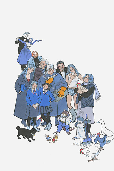 Did y'all know there was a Posy Simmons show at the Pompidou? Until April?
She's well and truly smashed the glass ceiling in comics 😍💃
centrepompidou.fr/en/program/cal… 
theguardian.com/books/2024/jan…