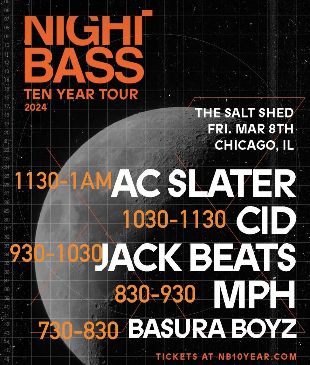 Chicago tonight NBX <a href="/nightbass/">Night Bass</a> 🚧🚧