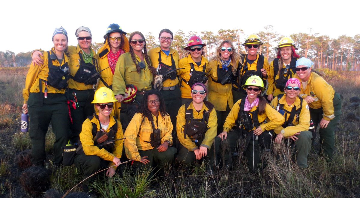 Today, on International Women's Day, we celebrate the trailblazing women in fire management.  These women are proving #WomenInFire are key to restoring fire-dependent lands. #InternationalWomensDay #NatureFlorida #FireManagement