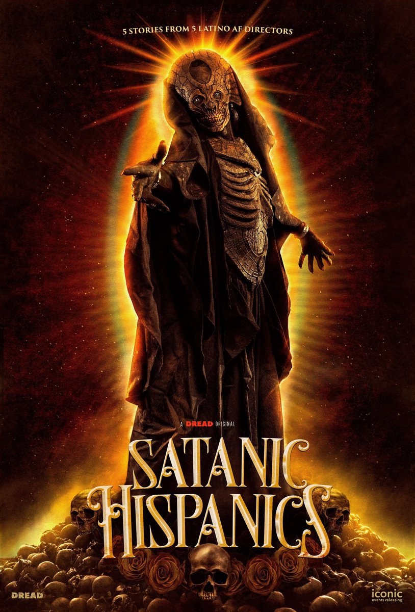 LifeIsAFilmFest's tweet photo. Anthology horror film SATANIC HISPANICS from directors Eduardo Sanchez, Mike Mendez, Gigi Saul Guerrero, Demian Rugna, and Alejandro Brugues is on Shudder and AMC+.
#SatanicHispanics #Shudder #HorrorMovies #DailyStreamingUpdates https://t.co/wgPExR5FTp