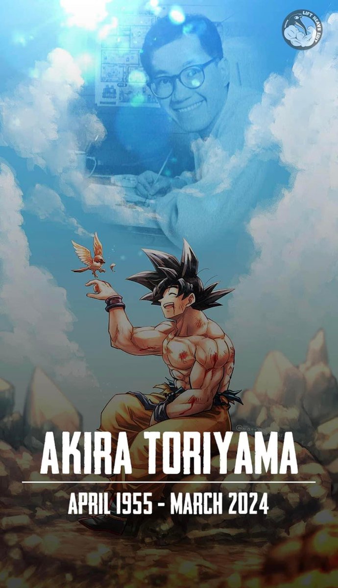 FBP29's tweet photo. rest in peace akira toriyama, salah satu author paling favorite gw, dan dragonball adalah karya nya yg paling gw suka, anime pertama yg gw tonton jelas adalah karya mu https://t.co/3NclHU2A8p