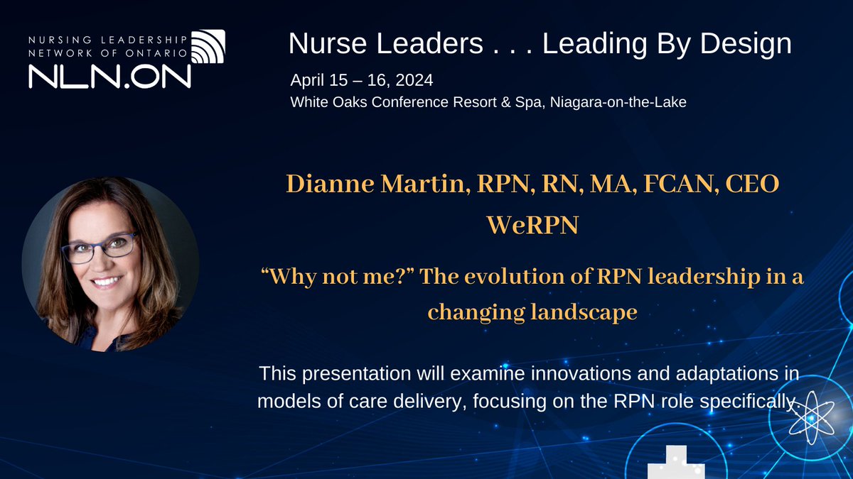 This presentation will examine innovations and adaptations in models of care delivery, focusing on the RPN role specifically. nln.on.ca/nursing-leader… #nurseleaders