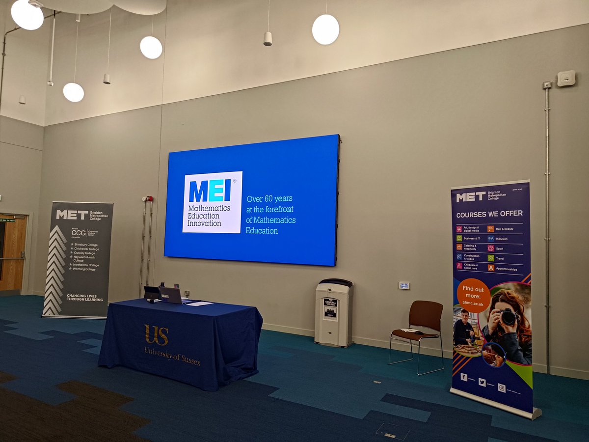 lihopker's tweet photo. A huge well done to all the students who took part in the South Regional Final of the MEI FE Maths Challenge today! A fantastic day at @SussexUni with the staff and students from @BrightonMETcoll, @qmcollege, @Be_HSDC and  @Chi_College. @becatherfold @MEIMaths #FEmaths https://t.co/1sJVMKFWjR