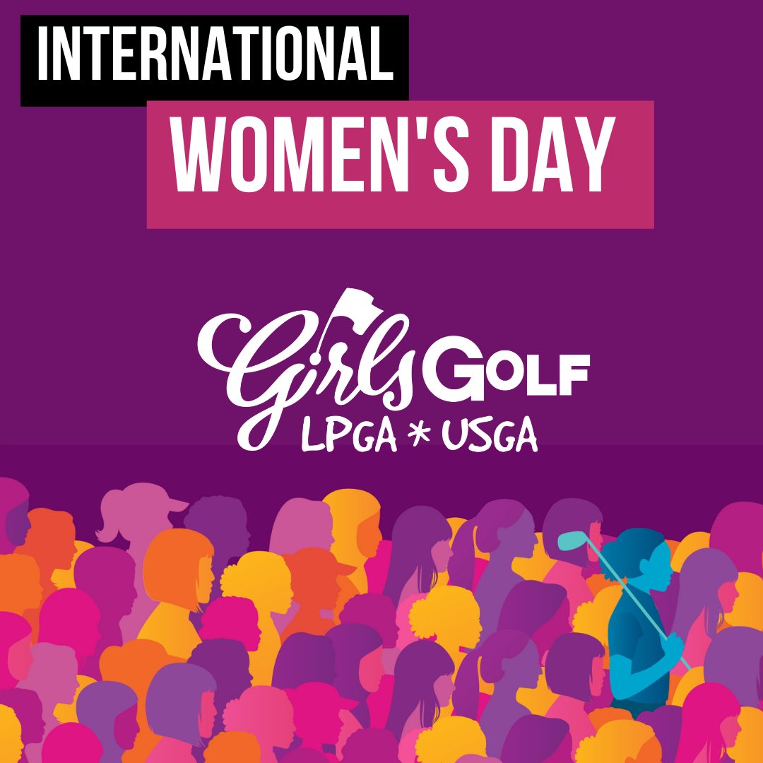 Today we celebrate girl golfers and the women who support and inspire them day in and day out 💜 #LittleGirlsBIGDreams #OneMillionMOREGirls