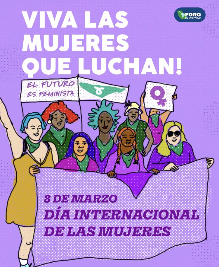 📣 8 DE MARZO - ¡DÍA INTERNACIONAL DE LAS MUJERES! 💜 En el 8 de marzo, Día Internacional de las Mujeres, recordamos la lucha de las trabajadoras que a principios del siglo XX se levantaron en fuerte resistencia y oposición al capitalismo.+