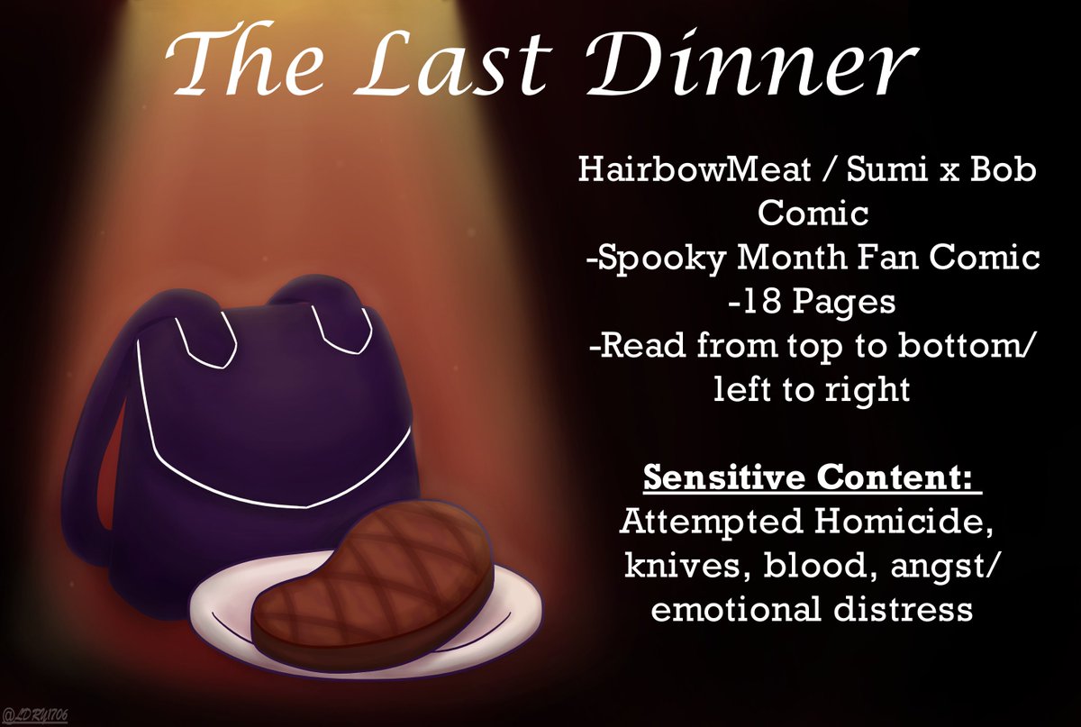 Luciisclouds's tweet photo. 🥩🍽️THE LAST DINNER💙❤️
''A bad end to a good love''
🎀Bob x Sumi(ocxcanon)Comic
The context of what happened in their relationship🥩
Thread below 🧵
#Spookymonth #spookymonthoc #Spookymonthbob #BobVelseb #SpookymonthComic #SrPelo #Spookymonthjack #Spookymonthjohn #ocxcanon https://t.co/tin58uisqv