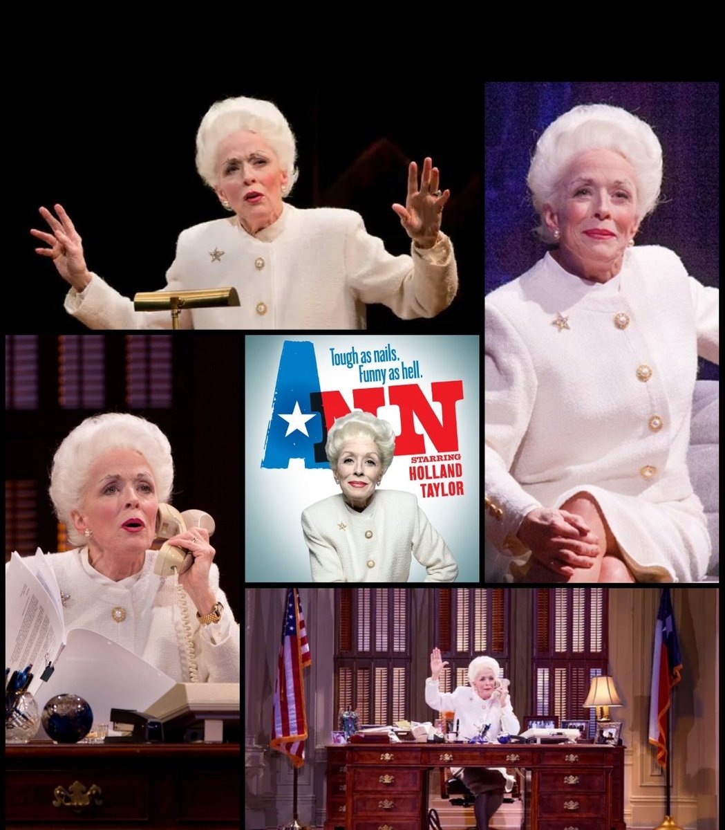 No better way to celebrate #IntWomensDay, than 
by watching the PBS Broadcast Live Performance Film of #ANN tonight March 8
at 9 pm EST.
Let's celebrate the contributions and  powerful, lasting impact  #GovAnnRichards &
#HollandTaylor and her acclaimed 1 woman play have made.