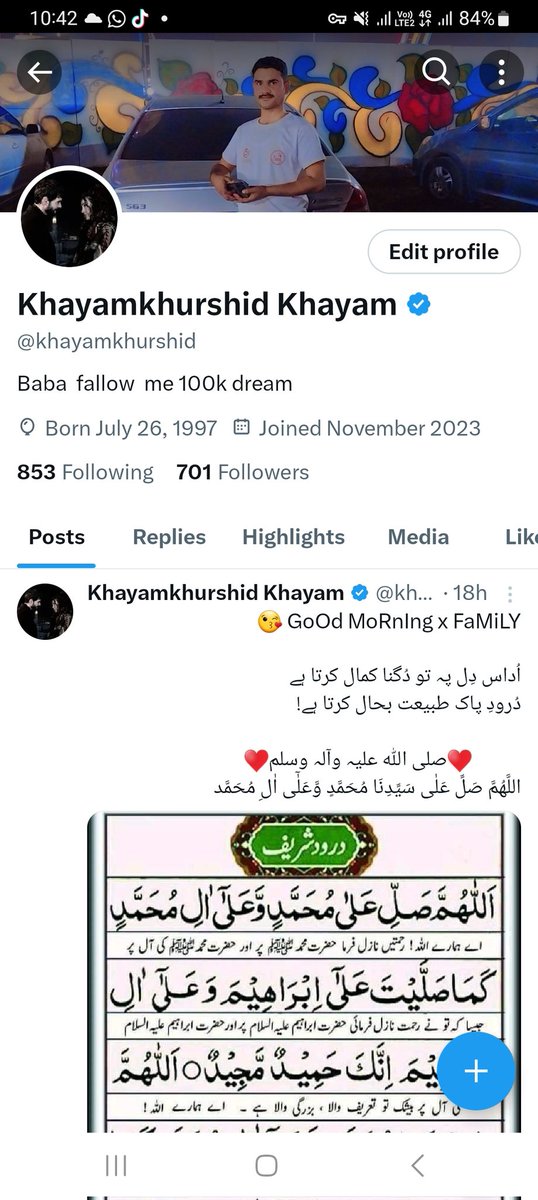 khayamkhurshid's tweet image. Alhumdulilah 
Got Blue Tick 
My account is verified now
Thanks to all my followers who support me, you all are superb 👌 Especially @saqii52 
Keep supporting, thanks 
#Verified
#SupportingOurCommunity