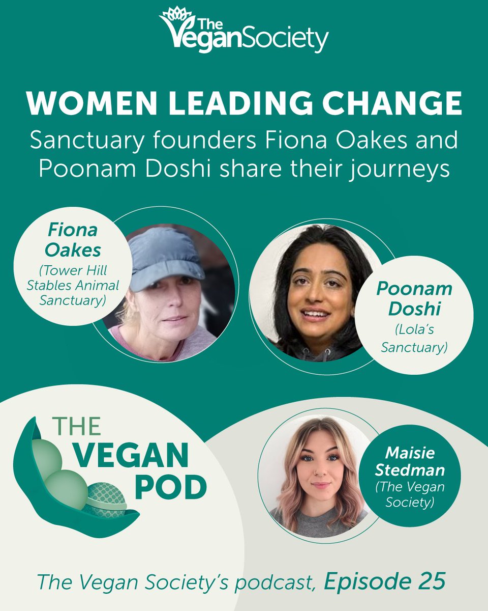 Today on The Vegan Pod, we’re celebrating #InternationalWomensDay and talking to two women doing some fantastic work within the vegan movement; @marathonfiend, founder of <a href="/towerhillstable/">Tower Hill Stables</a>, and Poonam Doshi, founder of Lola’s Sanctuary. #IWD2024 #IWD24

🎙️ vegansociety.podbean.com