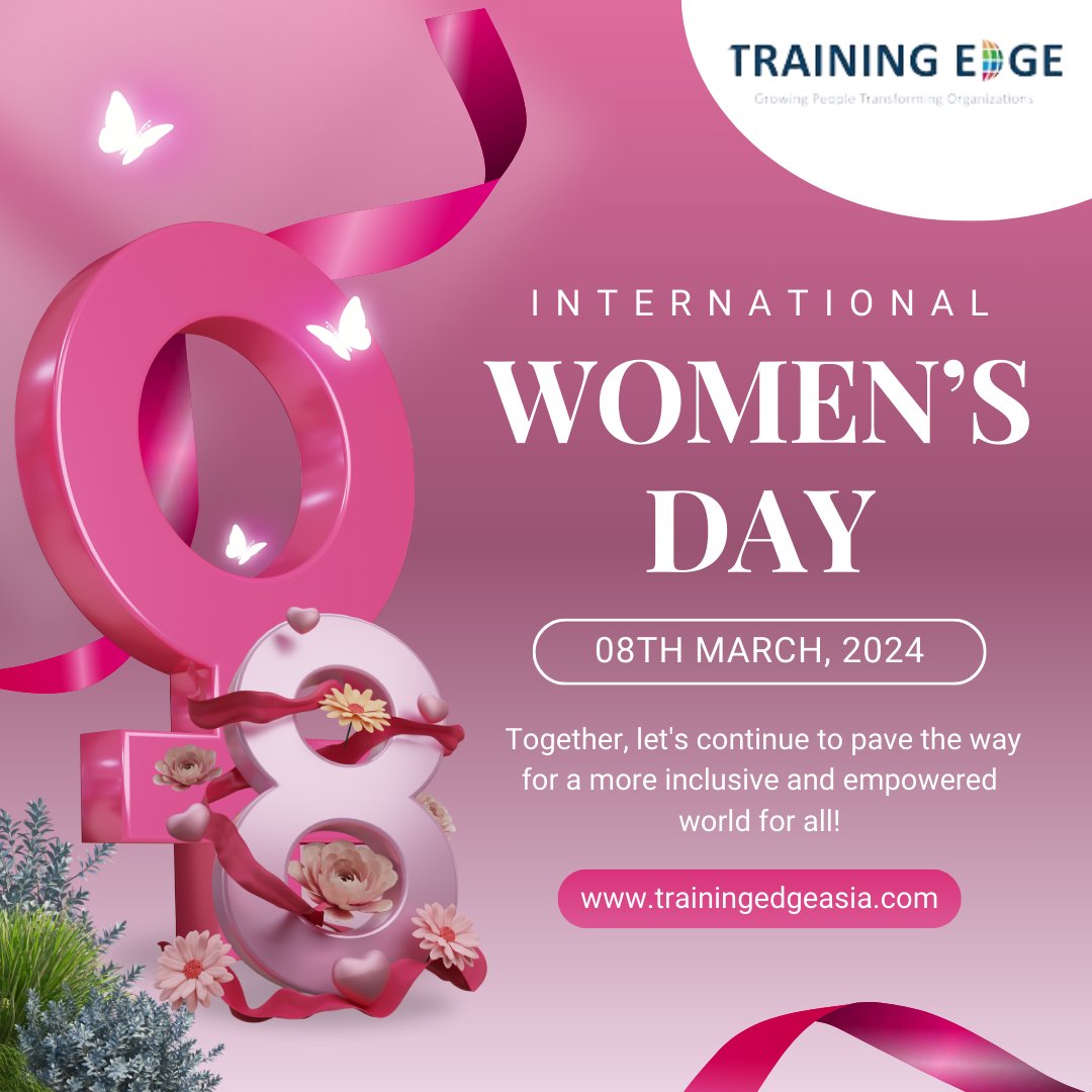 thetrainingedge's tweet photo. Happy International Women's Day to everyone at Training Edge International! On this special day, we celebrate the incredible achievements and contributions of women around the world. 
Happy International Women's Day!
#womensday2024 #internationalwomensday #InternationalWomensDay https://t.co/IAX5Q7K2cA