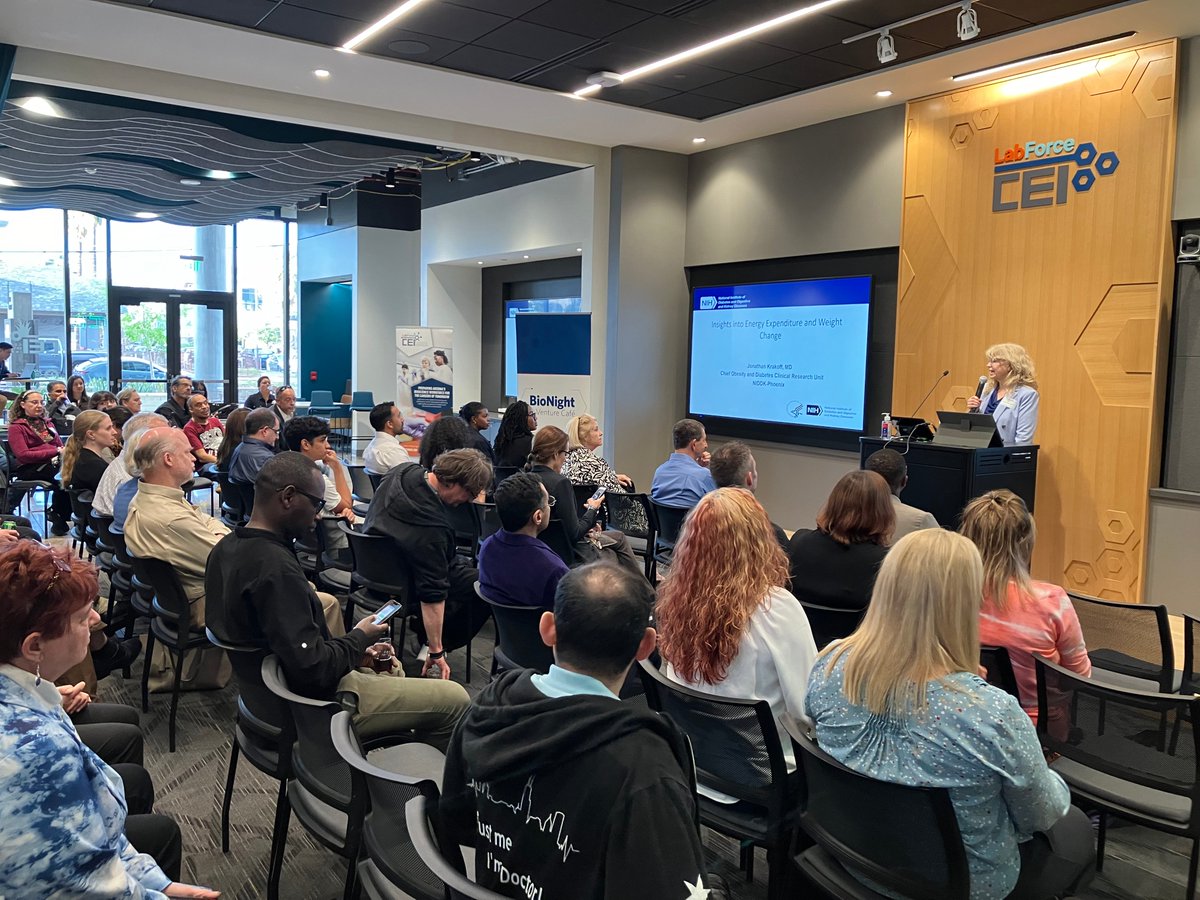 VentureCafePHX's tweet image. Yesterday 150 Entrepreneurs and Innovators gathered for (Phoenix’s) NIH: Shaping the Future of Global Health night!

Thank you to @ASU  and @PHXBioCore for making nights like these possible by sponsoring!
