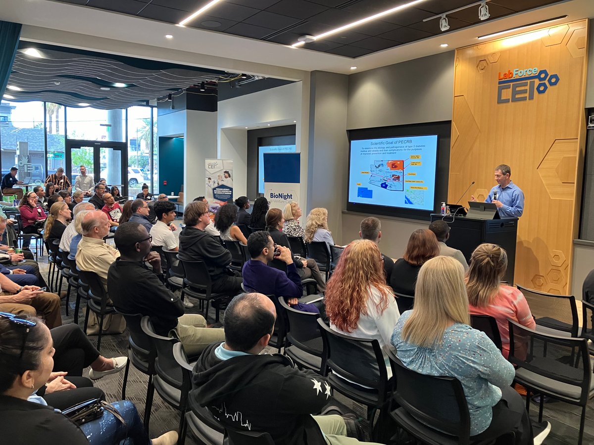 VentureCafePHX's tweet image. Yesterday 150 Entrepreneurs and Innovators gathered for (Phoenix’s) NIH: Shaping the Future of Global Health night!

Thank you to @ASU  and @PHXBioCore for making nights like these possible by sponsoring!