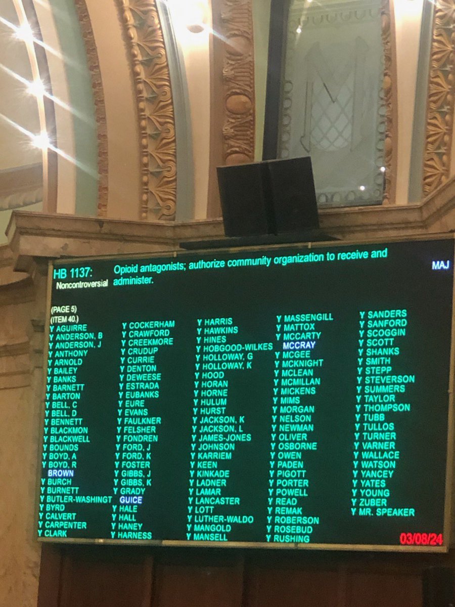 FabianDistrict's tweet image. This morning, I presented HB 1137 on the floor. I am thrilled to announce that the bill was passed by the house with a unanimous vote! I am grateful to work alongside dedicated individuals who prioritize the well-being of our state and its residents.

#WeStillHaveWorkToDo