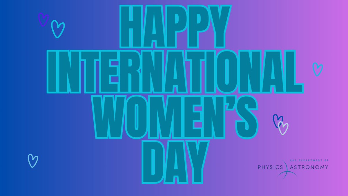 To all the women in physics & astronomy who contribute to science, industry, business, education and academia: You are important role models, mentors and colleagues. Thank you! @ubcscience @ubcappliedscience @ubcmsl @SCWIST @IWS_Network @WWEST_Sfu #Internationalwomensday