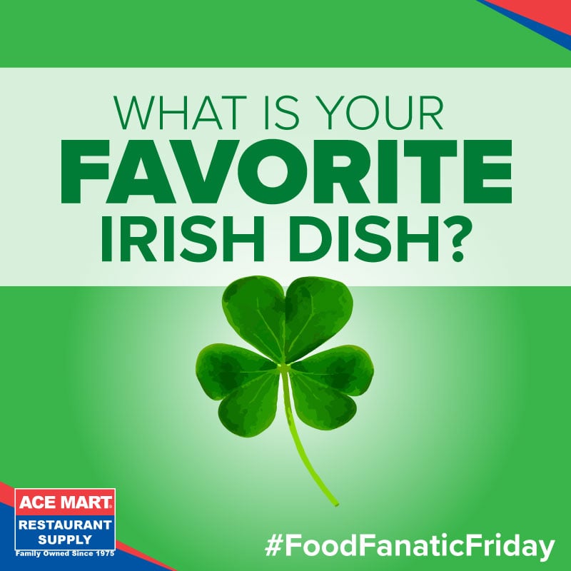 It’s #FanaticDishFriday! In the spirit of St. Patrick's day, we want to ask what Irish dishes have you enjoyed? Share your favorite Irish dish with us in the comments below! 🍻☘️