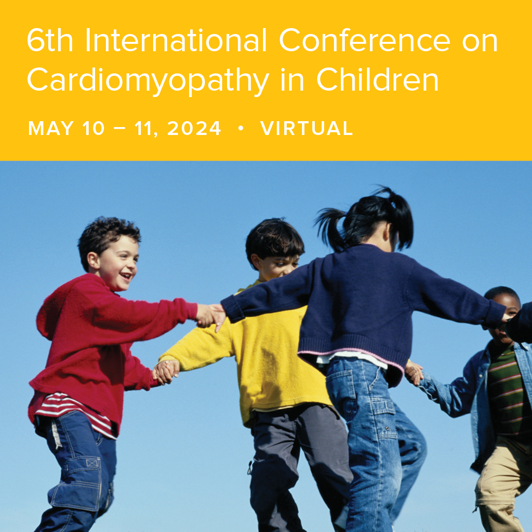 Attend the 6th International Conference on Pediatric Cardiomyopathy, co-hosted by CCF, @CincyKidsHeart, and the Pediatric Cardiomyopathy Registry. Explore research and strategies to improve outcomes for children w/ #cardiomyopathy. Register today: bit.ly/3V6rojc