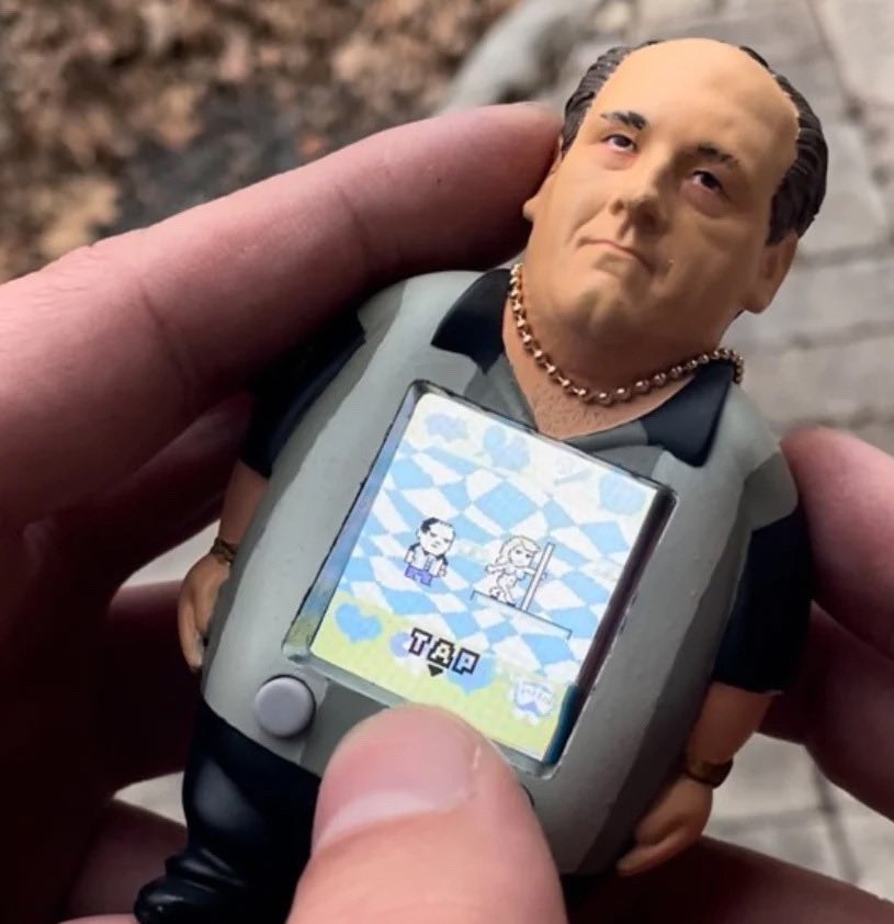 what i would give to play the tony soprano tamagotchi and feed him gabagool