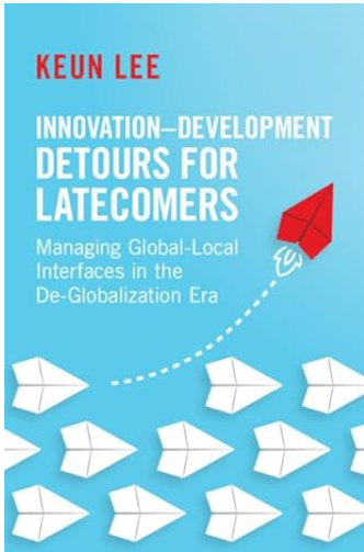 New book by Keun Lee <a href="/icatchup/">Keun Lee</a> about detours for catchup innovation in times of 'deglobalisation' or perhaps 'reglobalisation' along different routes. Backed by his deep knowledge of Korean &amp; Asian experiences. it's full of bold ideas for bold governments.
