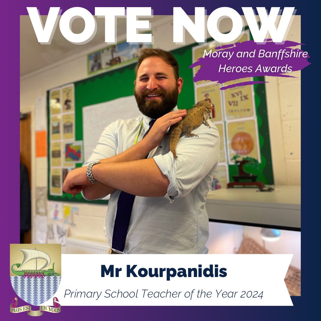 DON’T FORGET TO VOTE (and more than once is fine! 😃) #gordonstounjuniorschool’s Mr K has been shortlisted as one of this year’s Moray & Banffshire heroes! Please vote surveymonkey.com/r/Q9V3H3N

#gordonstoun #prepschool #thereismoreinyou #charactereducation #boardingschool