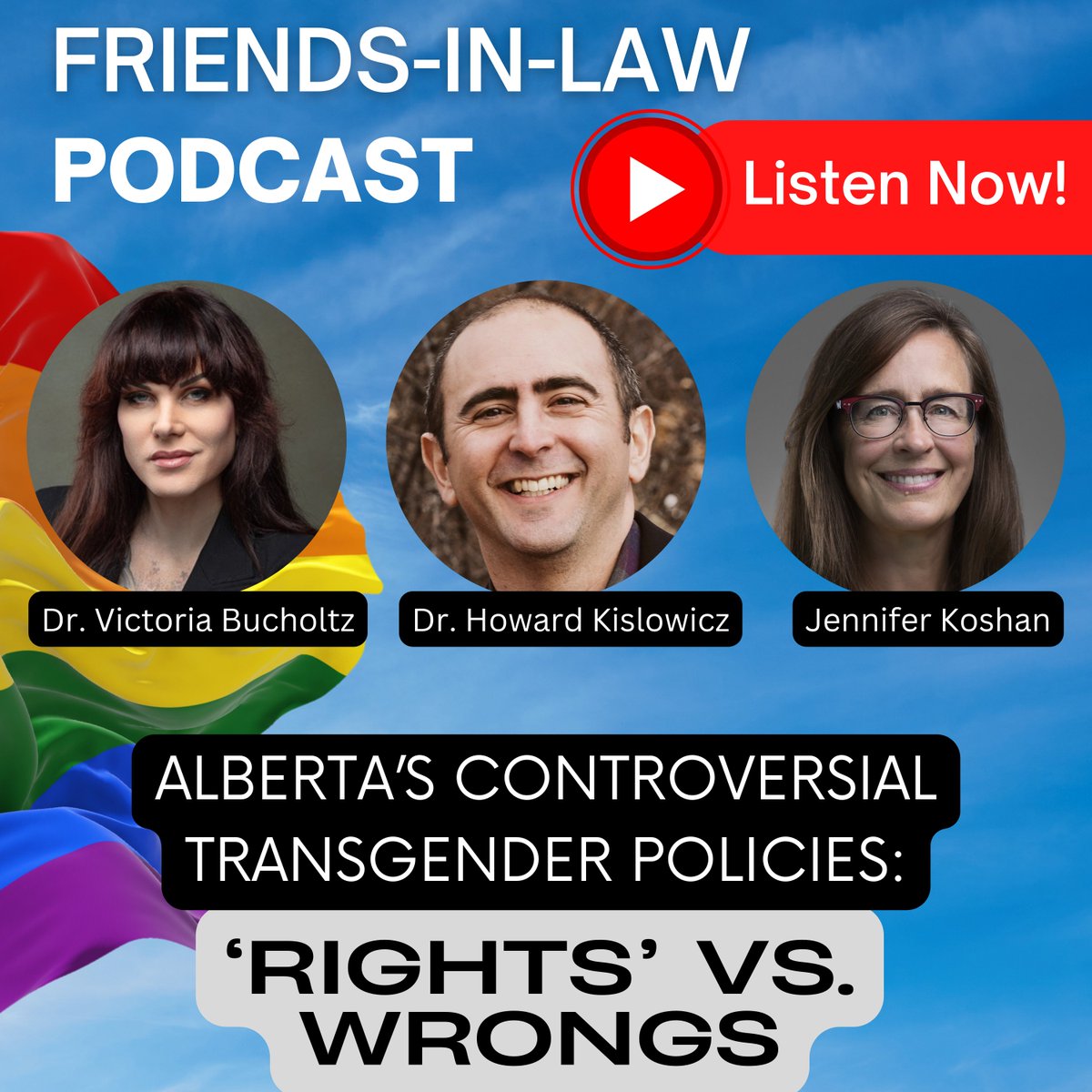 *LISTEN* to CLG's podcast on Alberta's Controversial Transgender Policies: 3 experts to help dismantle the myths + reveal realities behind Alberta's 'parental rights' policies. @KarlaMarx1917 @JenniferKoshan @HowieKislowicz LISTEN: clg.ab.ca/index.php/podc…