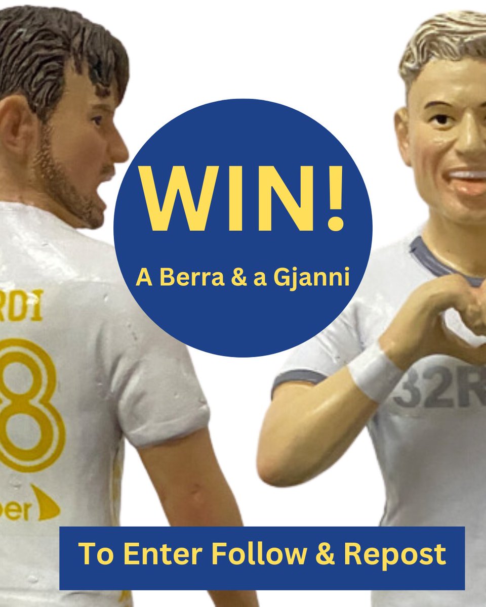 COMPETITION TIME! 🫶

We have a Berra &amp; a Gjanni to give away!

To enter simply, follow us &amp; share this post! 

We will pick a winner shortly after Millwall (H) on 17/3/24.

Best of luck!

Get yours here: ellocognome.co.uk/collections/be…