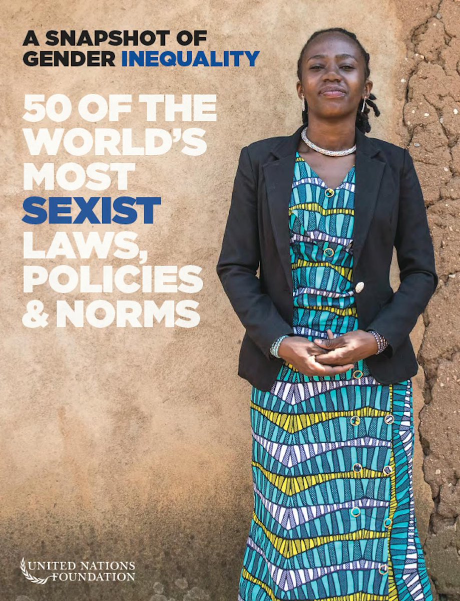 50 of the World's Most Sexist Laws, Policies, & Norms: A Snapshot of Gender Inequality unfoundation.org/what-we-do/iss… #InternationalWomensDay #EqualEverywhere