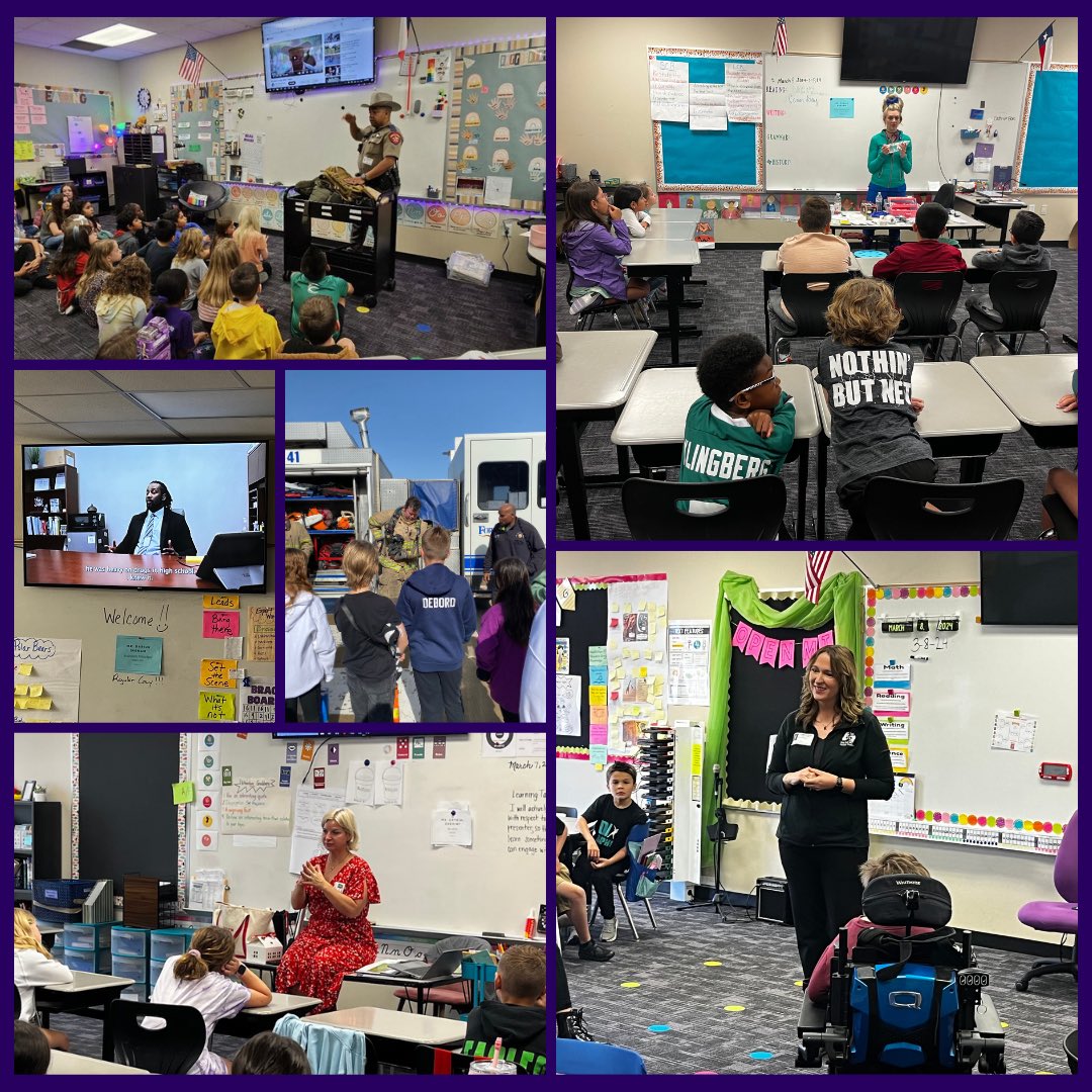 Thank you to all of our families &amp; community members for helping us have a successful Career Day! 💜

<a href="/schluter_pta/">Schluter PTA</a> 
<a href="/NorthwestISD/">Northwest ISD</a> 

#aimhigh #schluterelem #spurs4life