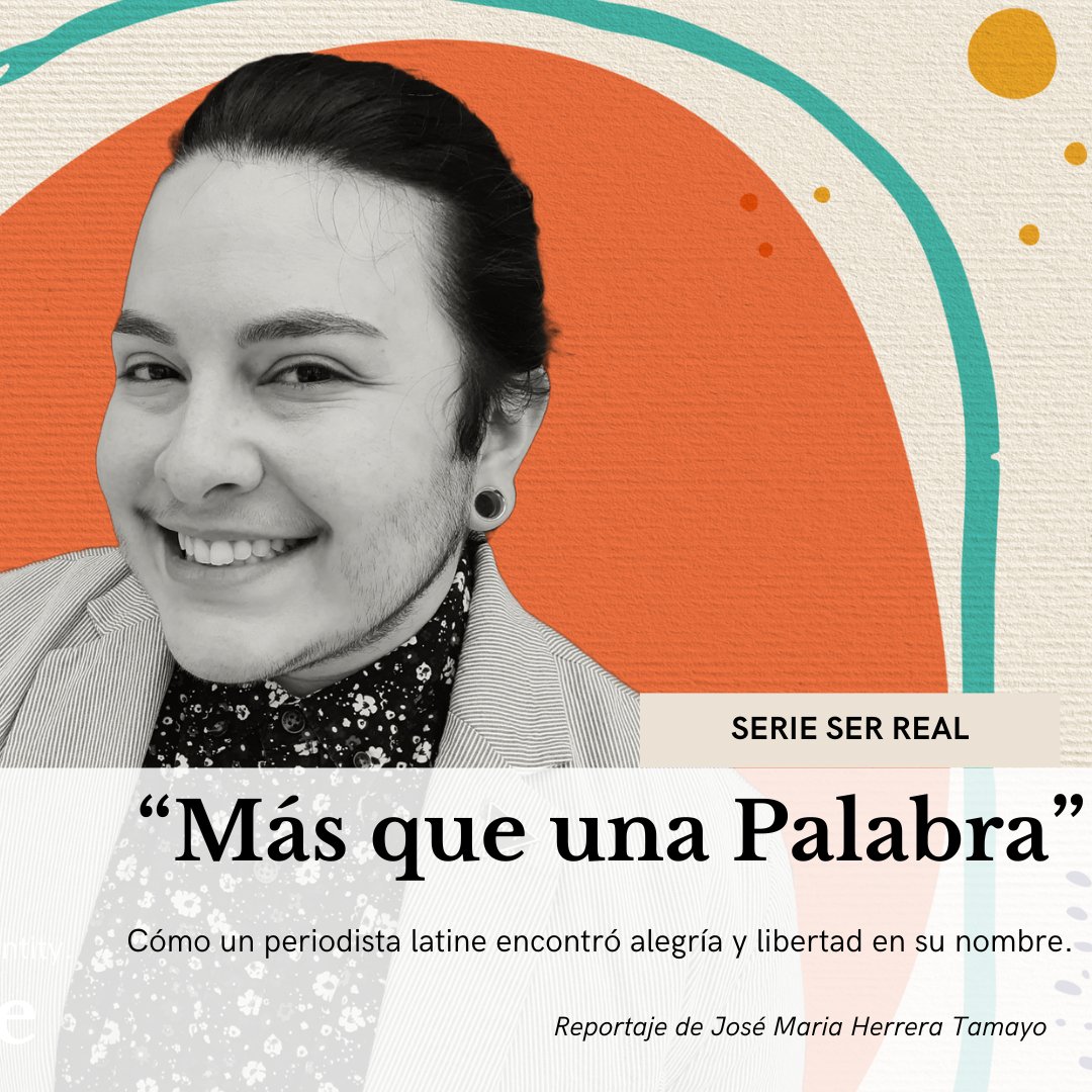 palabranahj's tweet image. Nuestros nombres trascienden las palabras. @ReporterHerrera reflexiona sobre un viaje de una década de cambios de nombre y navega por las intersecciones de ser transgénero y latine. Lee "Más que una Palabra", parte de la serie 🌈📰 #SerReal

🔗bit.ly/3v4P1xK